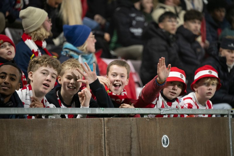 Glade venner på kampen mellom Tromsø og Bodø/Glimt